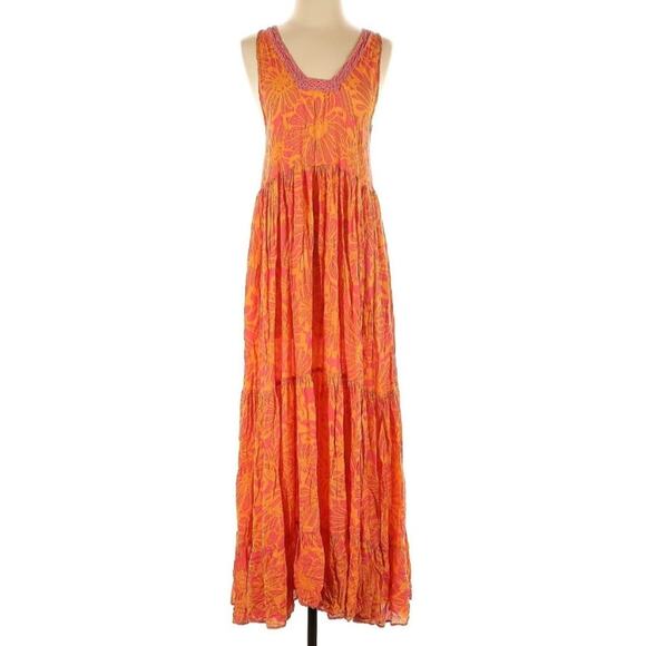 Free People Tiers For You Maxi Dress - Picture 2 of 9